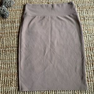 LueLaRoe medium Cassie skirt, tan
